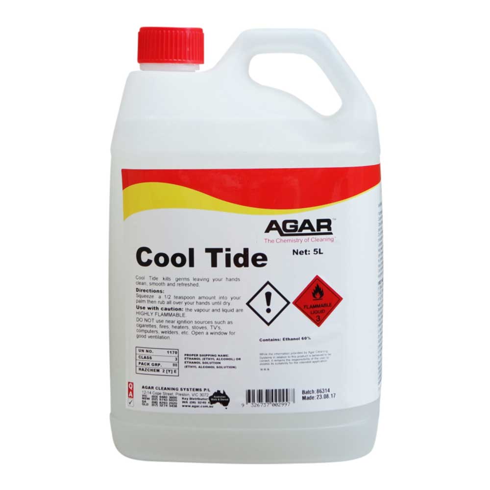 Agar Cool Tide Hand Sanitiser 5L