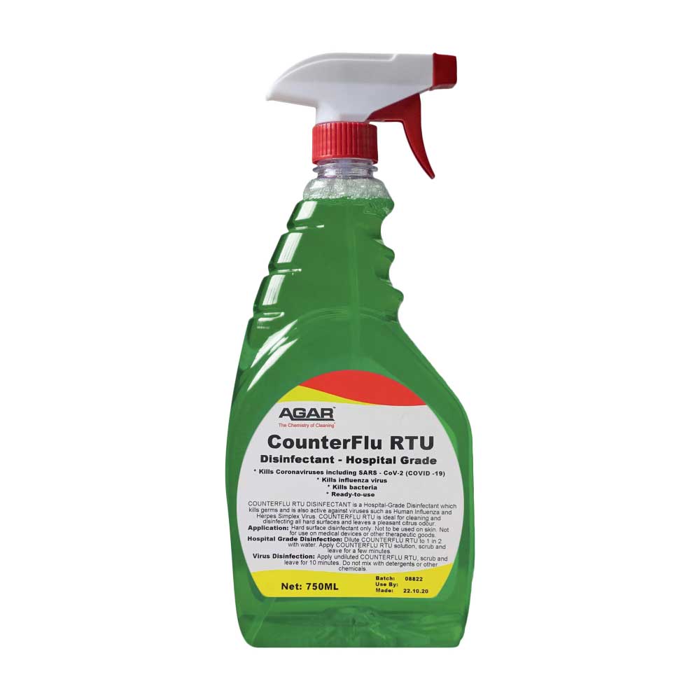 Agar CounterFlu Disinfectant RTU 750ML