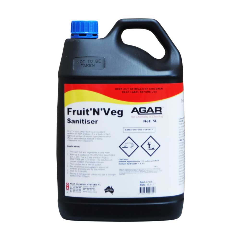 Agar Fruit ’N’ Veg Sanitiser 5L