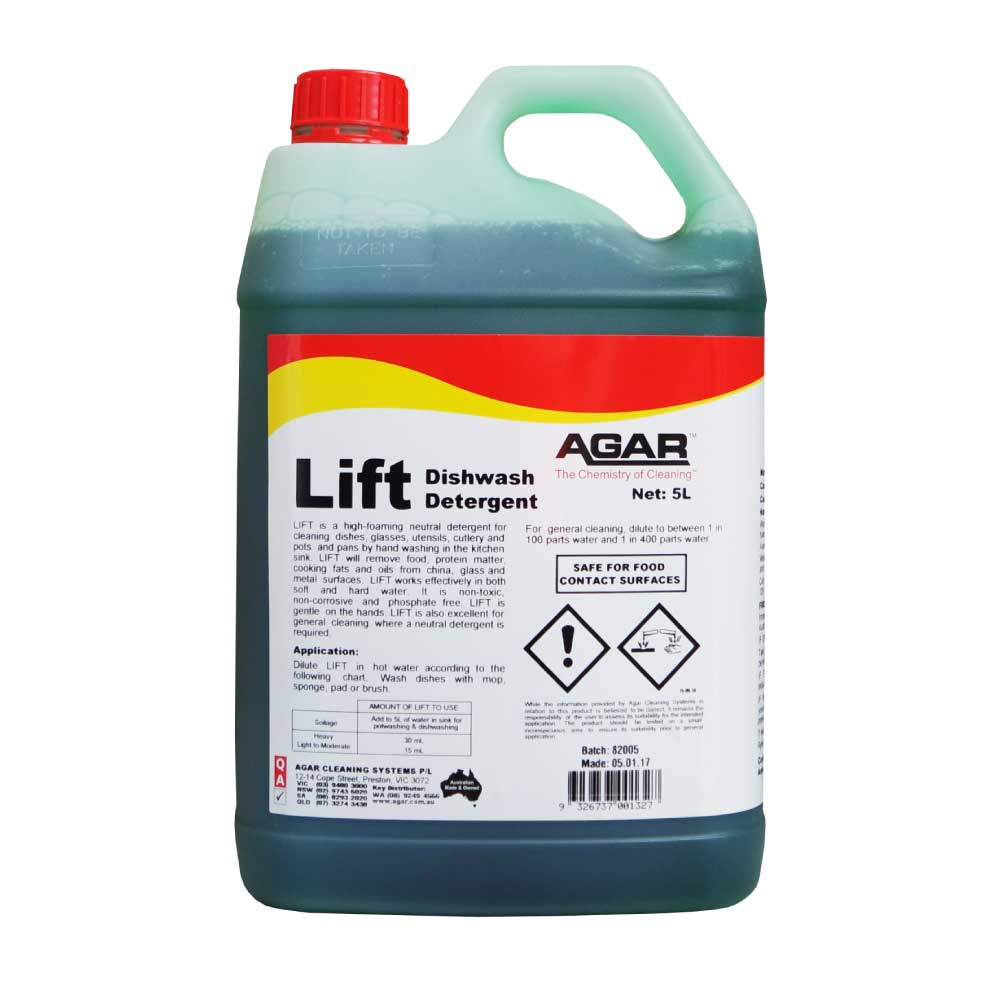 Agar Lift Dishwashing Detergent 5L