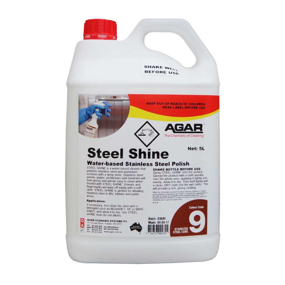 Agar Steel Shine Stainless Steel Polish 5L