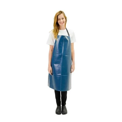 PVC Navy Blue Bib Apron