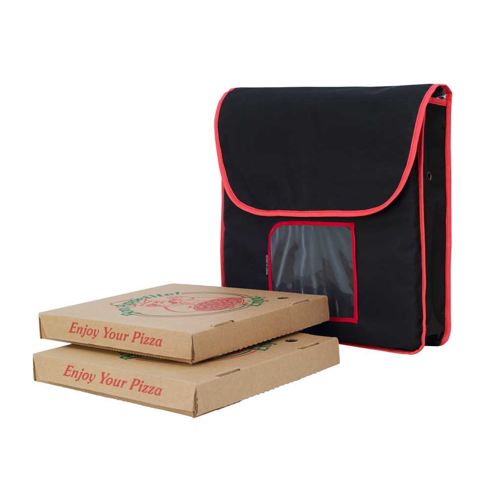 Insulated Food Delivery Bag Black