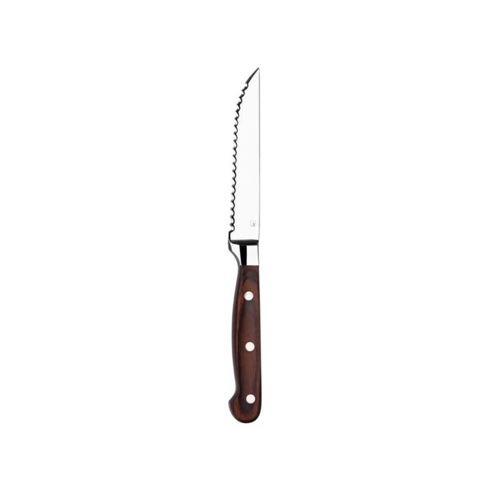 Steak Knife Pakkawood Handle Pointed Tip 235mm
