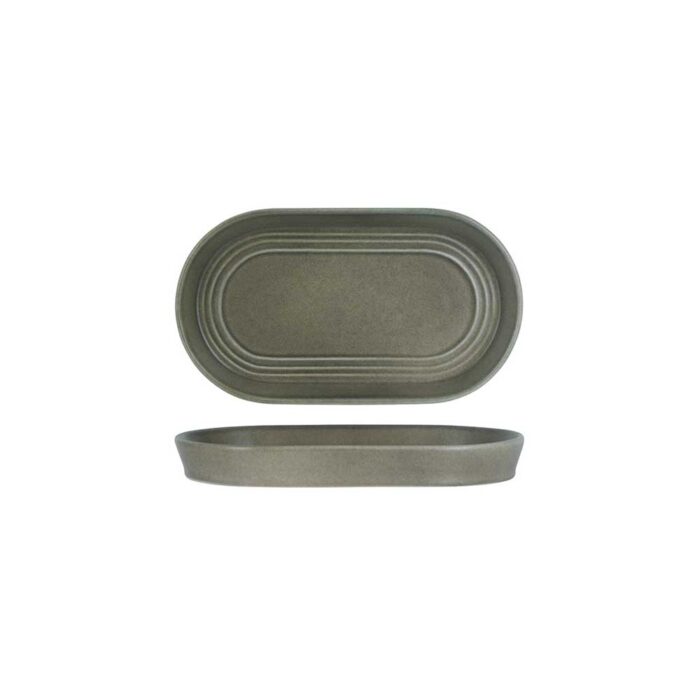 Serve Platter - Oval 240x135mm | Urban Loft Frost Grey