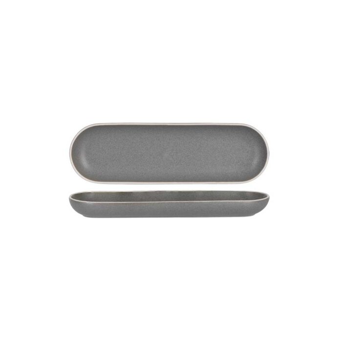 Plate - Oval 330x100mm | Urban Grey