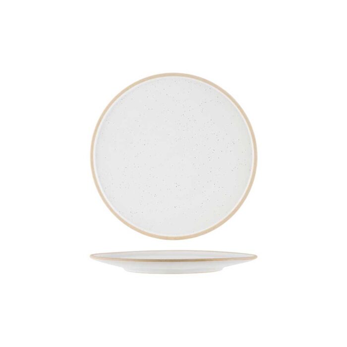 Plate – Round 257mm | Soho White Pebble
