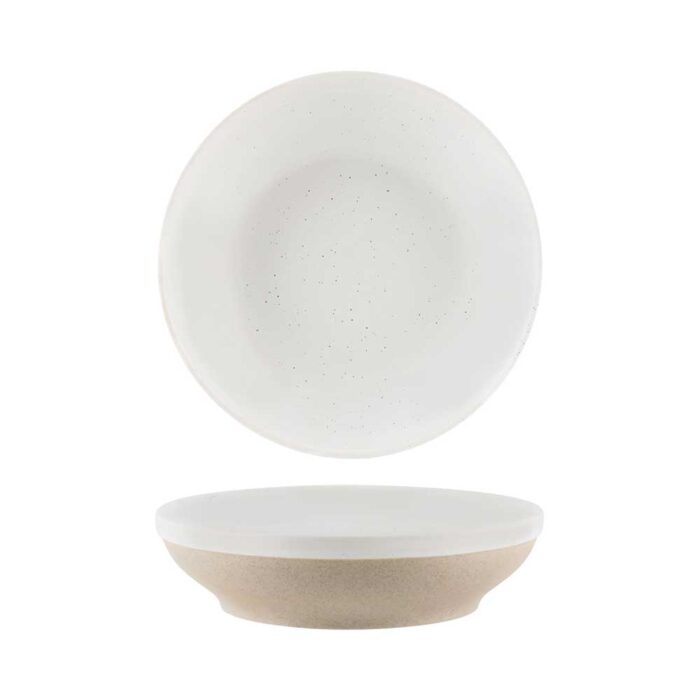 Bowl - Round Flared 227mm | Soho White Pebble