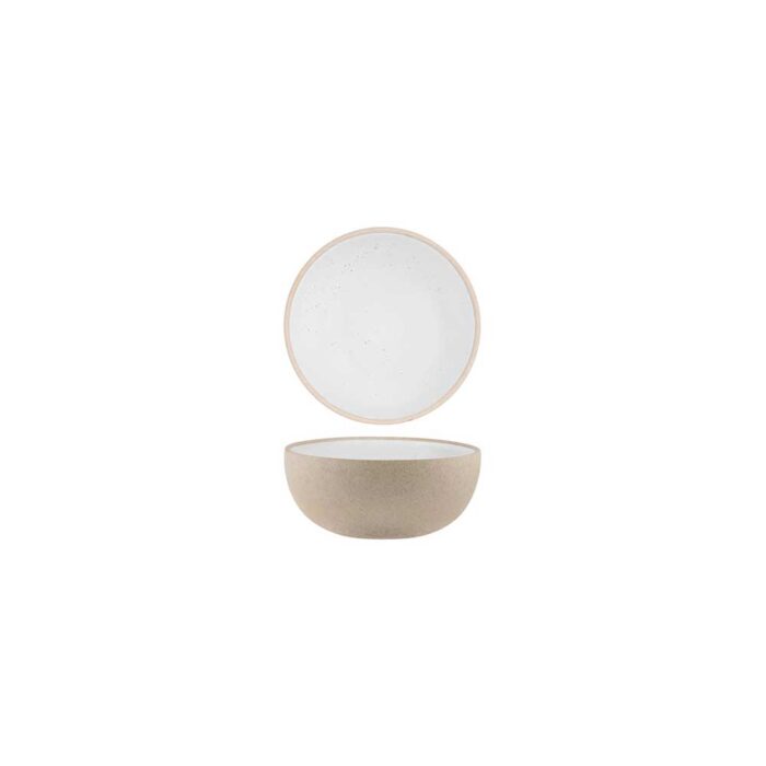 Round Coupe Deep Bowl – 120mm | Soho White Pebble