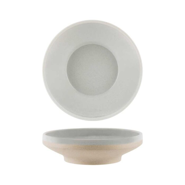 Footed Bowl – 227mm | Tablekraft Soho Limestone