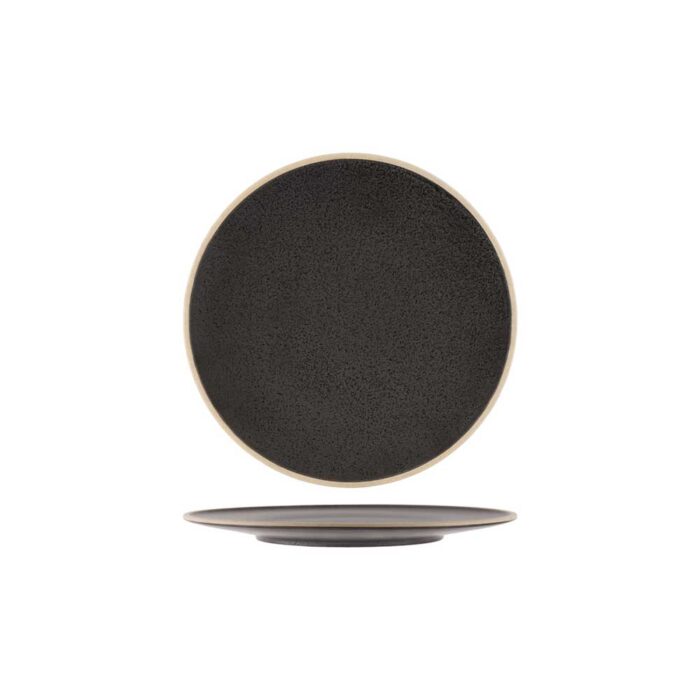 Plate – Round 257mm | Soho Speckle Black