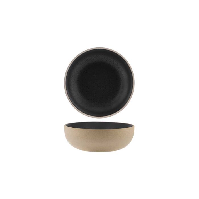 Round Deep Bowl – 200mm | Soho Speckle Black
