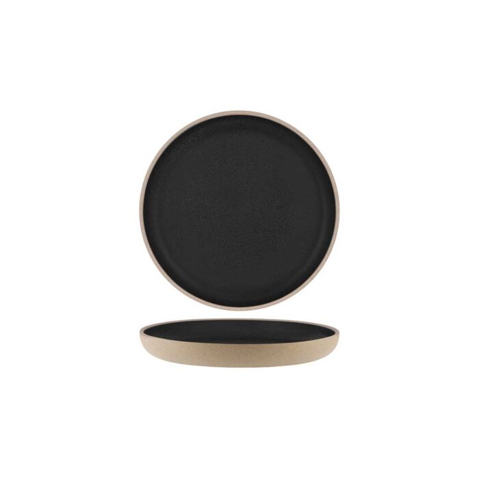 Plate – Round Deep Coupe 255mm | Soho Speckle Black