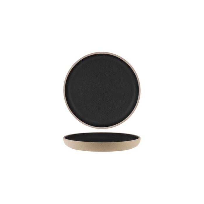 Plate – Round Deep Coupe 235mm | Soho Speckle Black