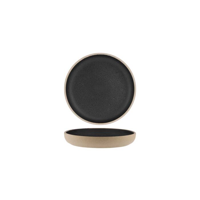 Plate – Round Deep Coupe 175mm | Soho Speckle Black