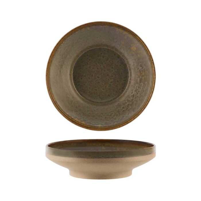 Footed Bowl – 227mm | Tablekraft Soho Burnt Sienna