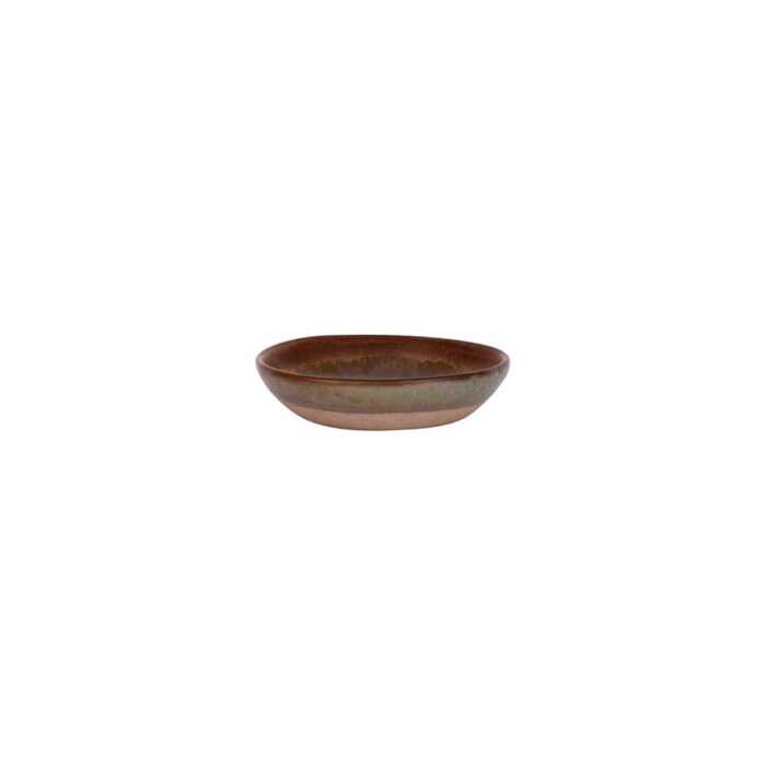 Dish Plate - Round Coupe 100ml | Tablekraft Soho Burnt Sienna