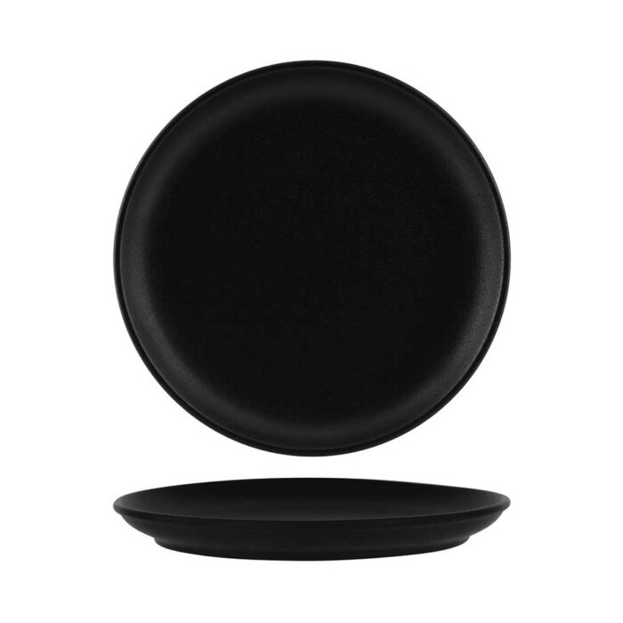 Plate Round Coupe – 270mm | Tablekraft Black