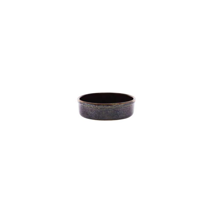 Round Tapas Dish – 110mm | Artistica Reactive Brown