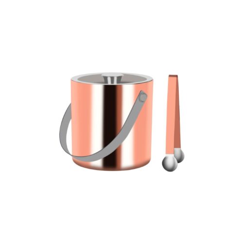 Double Wall Ice Bucket with Tong