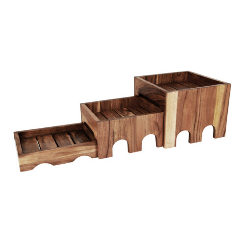 3-Tier Nesting Buffet Riser Set