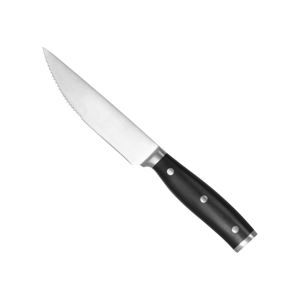 Steak Knife Jumbo Black Bakelite Handle