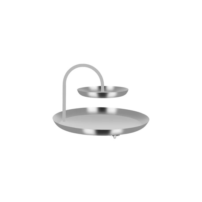 Round Seafood Stand 2-Tier Stainless Steel / Iron 365x255mm