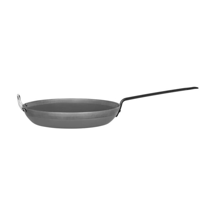 Frypan with Help Handle Black Steel