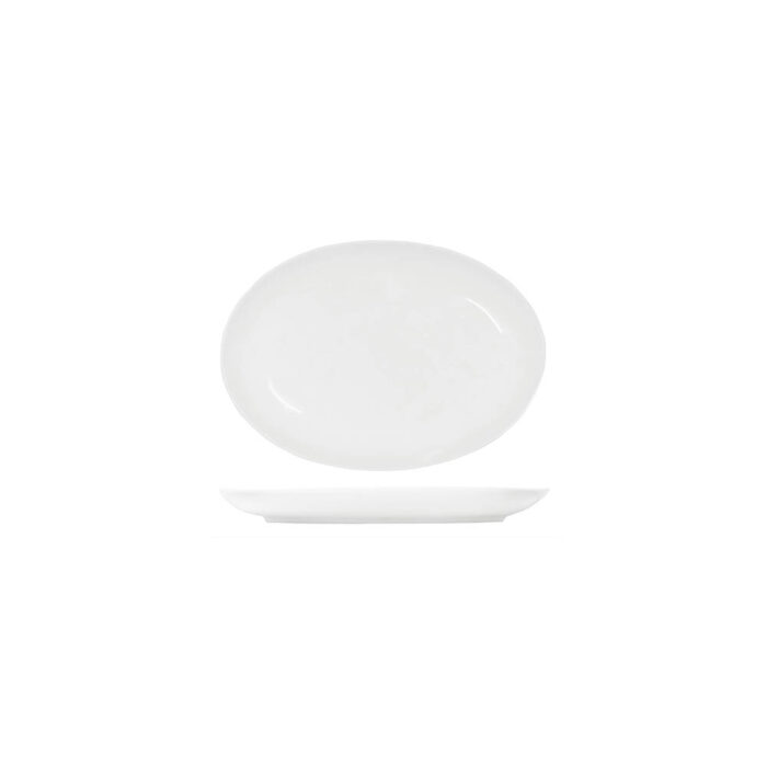 PLATTER - OVAL COUPE CORE WHITE 230x165x22mm | 255x180x23mm | 300x215x30mm | 355x260x35mm