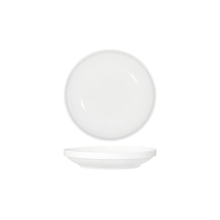 BOWLS - ROUND WALLED CORE WHITE  230x43mm