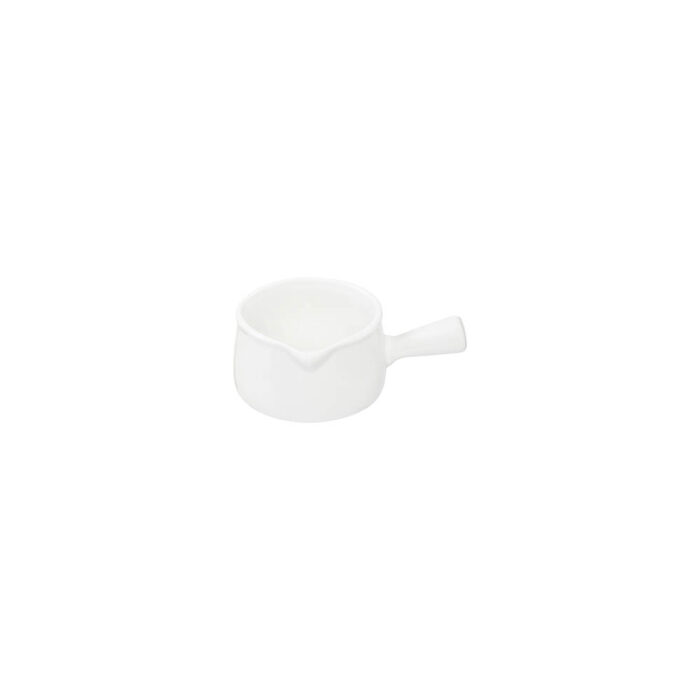 SAUCE DISH WITH HANDLE 118x85x27mm CORE WHITE TABLEKRAFT