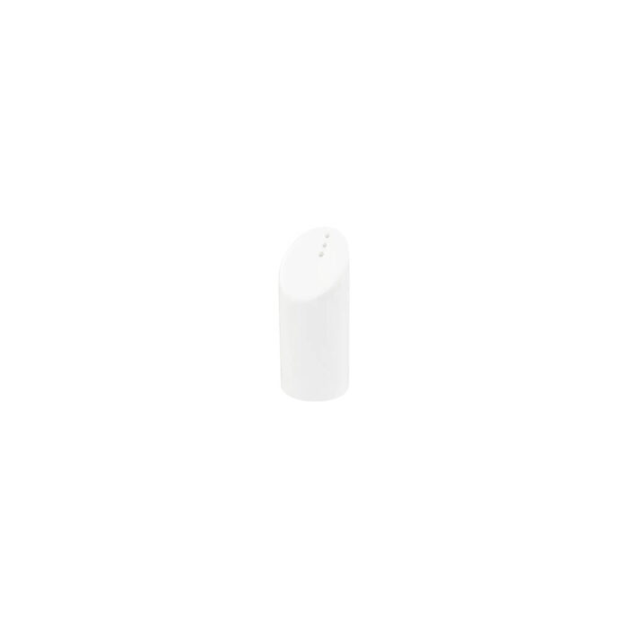 SLANT PEPPER SHAKER 3 HOLE 38x80mm CORE WHITE TABLEKRAFT