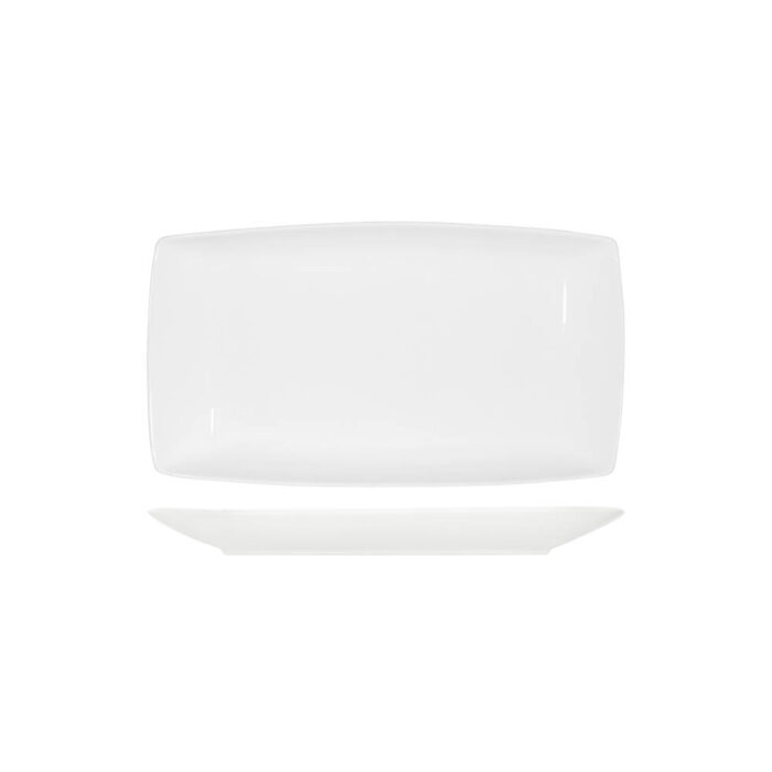 PLATTER -RECTANGLE COUPE CORE WHITE 305x165x35mm | 360x200x38mm | 415x235x43mm