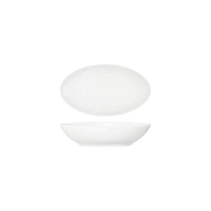 BOWLS - OVAL SERVING CORE WHITE 230x135x55mm | 305x185x70mm | 380x230x90mm