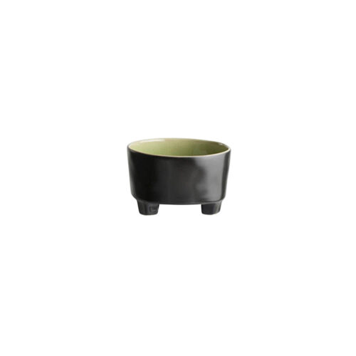 Riviera Vert Frais Footed Bowl