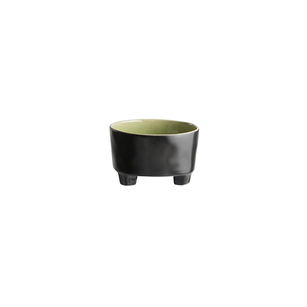 Riviera Vert Frais Footed Bowl