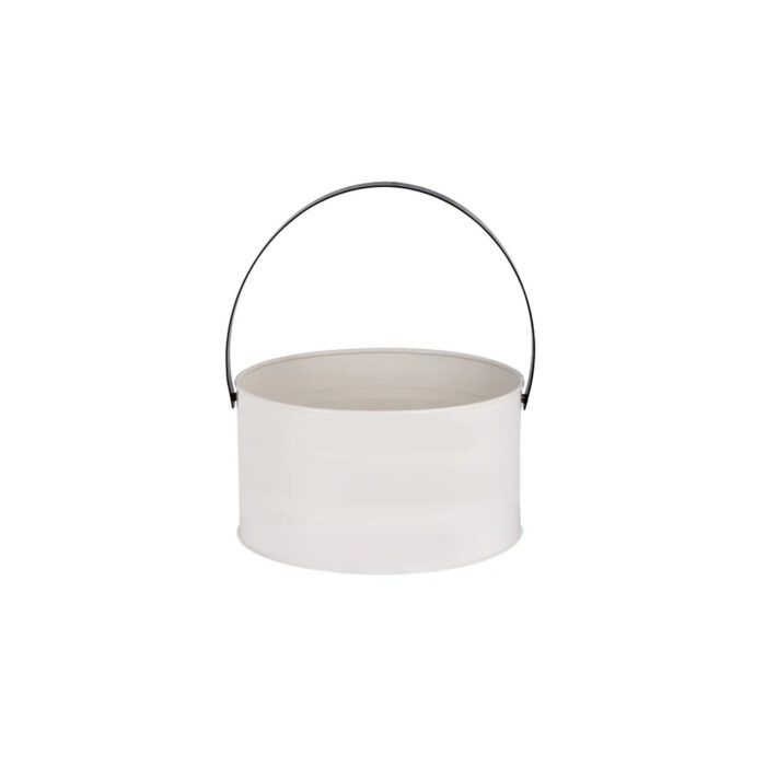CONEY ISLAND PAIL W/HANDLE CREME 285X150MM