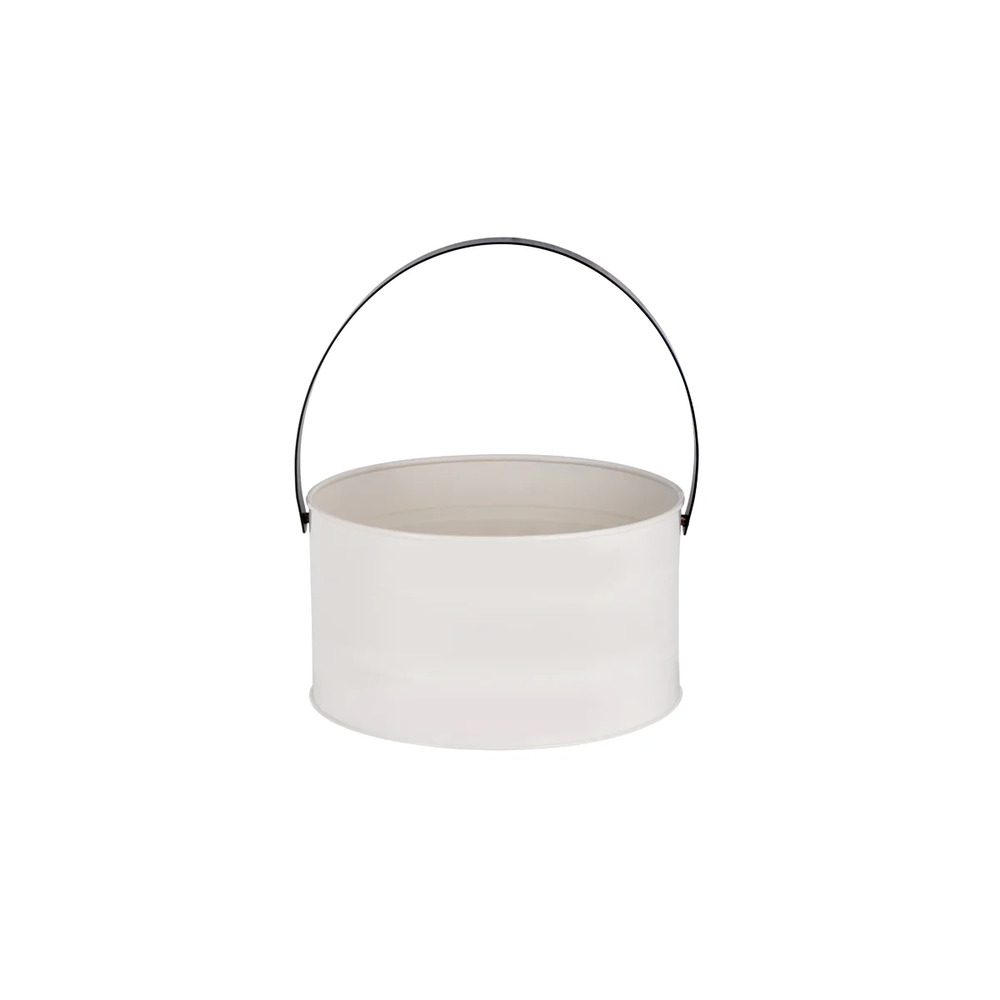 CONEY ISLAND PAIL W/HANDLE CREME 285X150MM