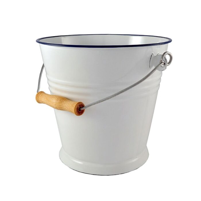 BUCKET WHITE 5LT ENAMELWARE - Image 2