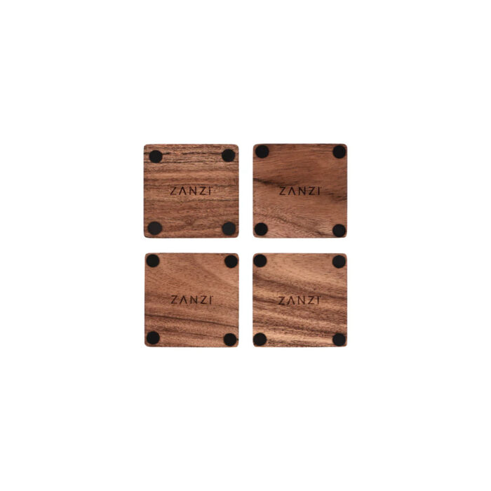 COASTER ACACIA WOOD (SET/4) 90x90x5mm ZANZI - Image 4
