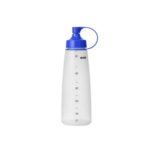 Soft Squeeze Bottle w/ blue Cap 550ml