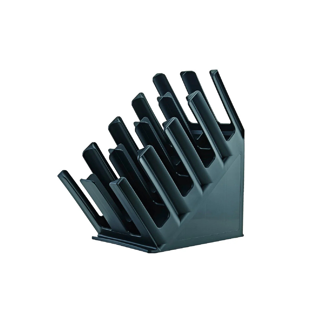8-Compartment Vertical Cup Organiser Black
