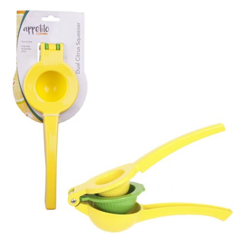 APPETITO DUAL CITRUS SQUEEZER - YELLOW/GREEN