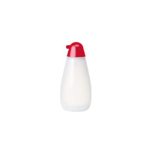 Squeeze Bottle w/Oil Pourer w/ Red Cap 300ml
