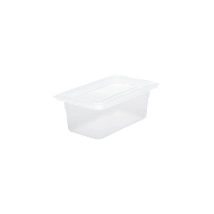 GN Storage Container Polypropylene Size 1/4 x 100mm Clear