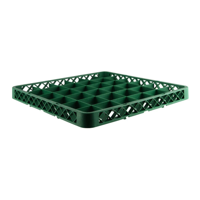 Glass Rack Extender 36 Compartment Green 500x500x45mm