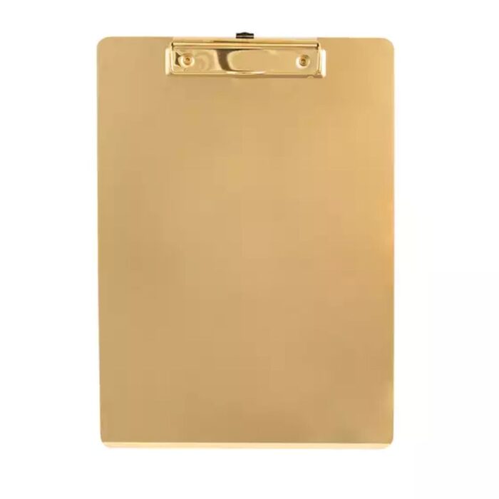 Clip Board - Gold Clip