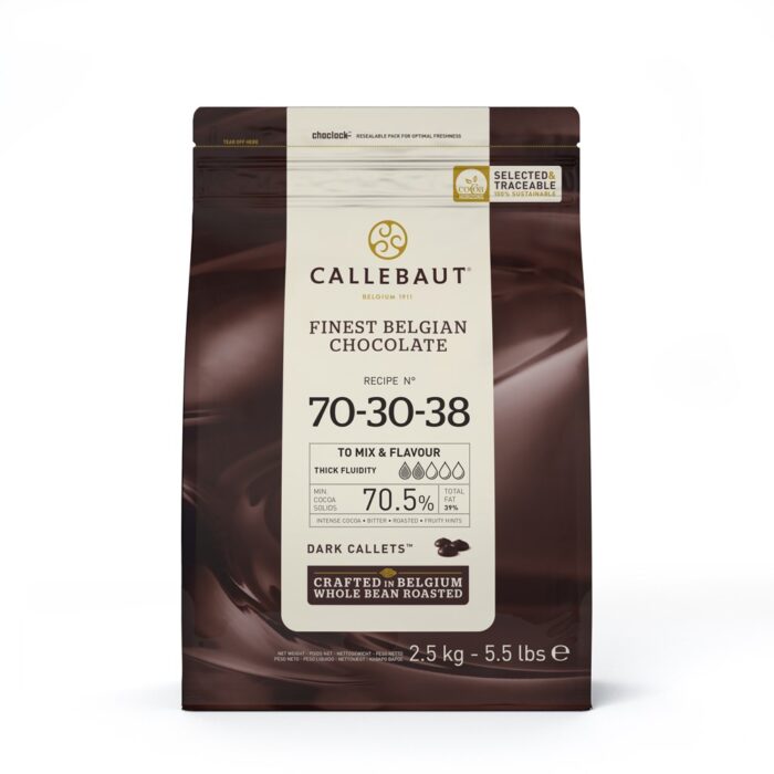 CHOCOLATE DK BITTERSWEET 70% 400G & 2.5KG CALLEBAUT