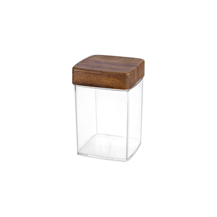 CANNISTER SQUARE W/LID 1.9LT EVELIN