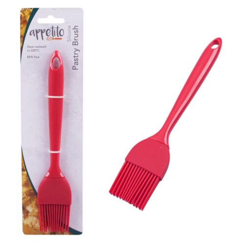 APPETITO SILICONE PASTRY BRUSH 35MM - RED